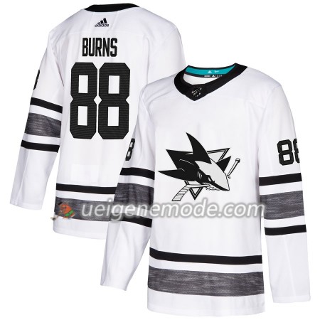 Herren Eishockey San Jose Sharks Trikot Brent Burns 88 2019 All-Star Adidas Weiß Authentic